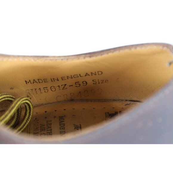 Vtg 90s Dr Martens Mens UK 6 US 7 Distressed Chunky Leather Shoes Oxfords Brown